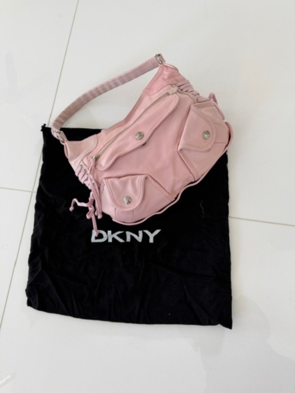 DKNY Pink Leather Bag